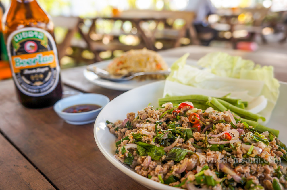 Тайский острый салат из мяса