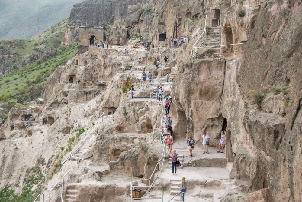 Вардзия Грузия пещерный монастырь